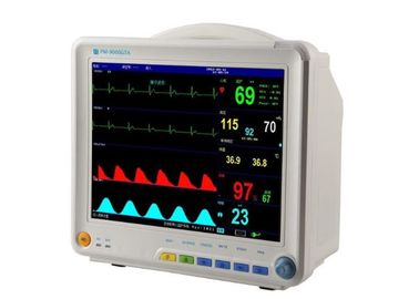 مانیتور بیمار با وضوح بالا LCD LCD با وضوح بالا با 6 پارامتر استاندارد ECG، RESP، NIBP، SPO2، 2-TEMP، PR / HR